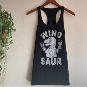 Wino-Saur Graphic Dino Tank